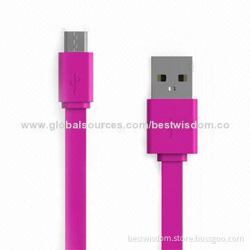 Nice Noodle Style Micro USB Data Charger Cable for Samsung, HTC, LG, Sony, Varies Designs Welcomed